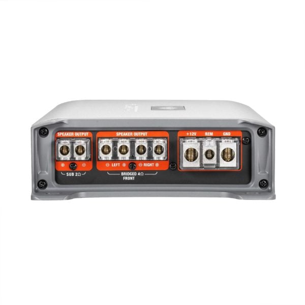 QR80.3 | Class D 3 Channel Amplifier 80W X 2 @ 4 ohm 400W X 1 @ 2 ohm