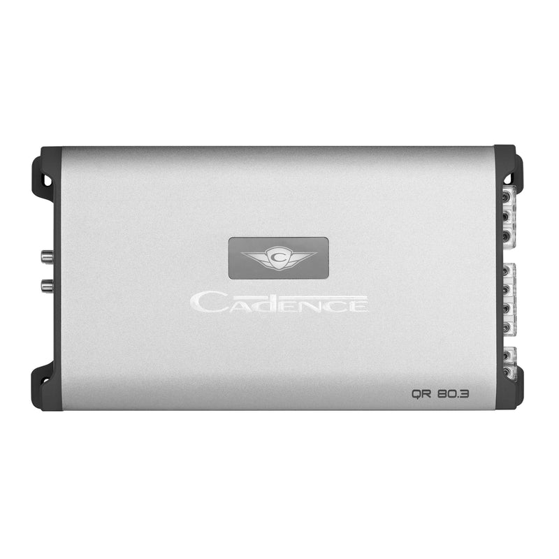 QR80.3 | Class D 3 Channel Amplifier 80W X 2 @ 4 ohm 400W X 1 @ 2 ohm