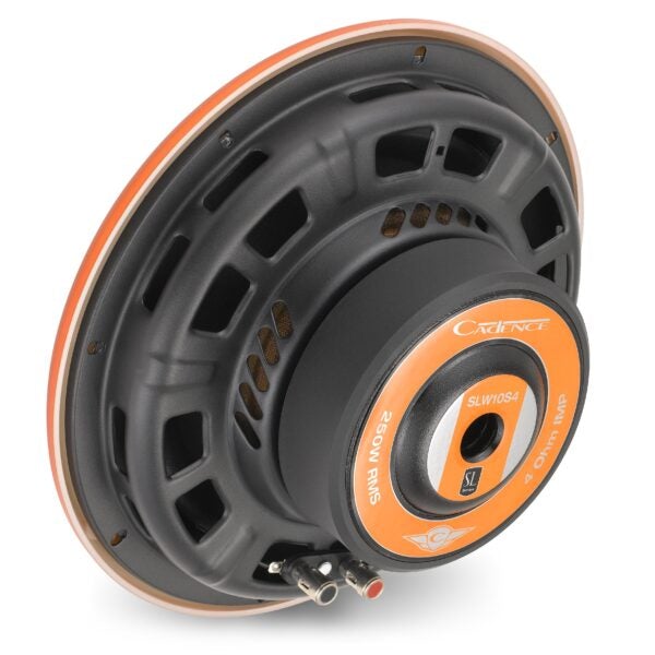SLW10S4 | 10" 4 Ohms SL Slim Car Audio Subwoofer 500 Watts