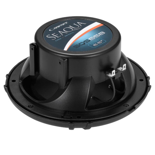 SQS65B | Marine 6.5" 2-Way Coax System - 200W Black – Pair
