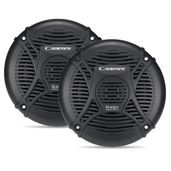 SQS65B | Marine 6.5" 2-Way Coax System - 200W Black – Pair